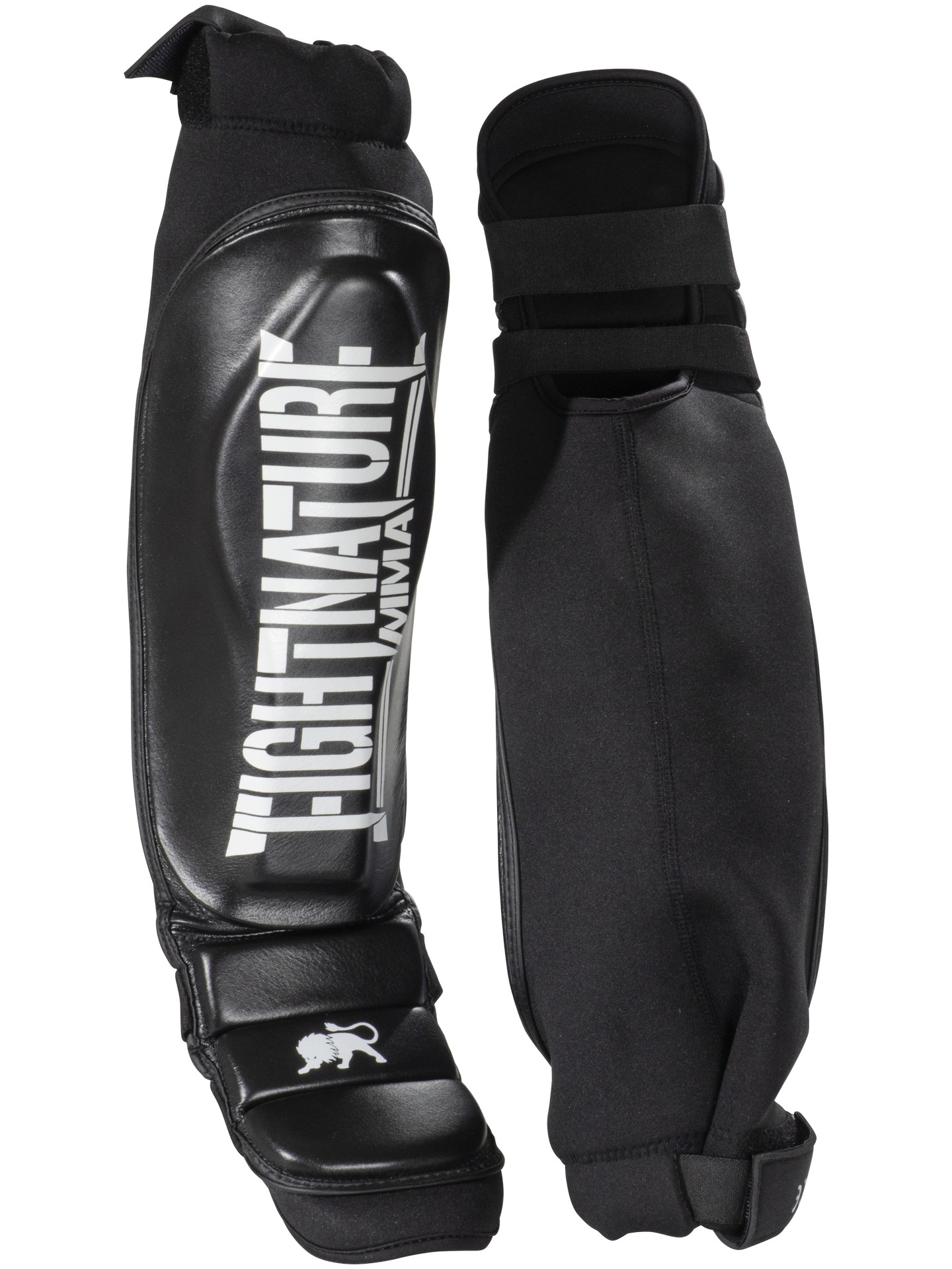 FIGHTNATURE Schienbein- und Spannschutz Leder MMA