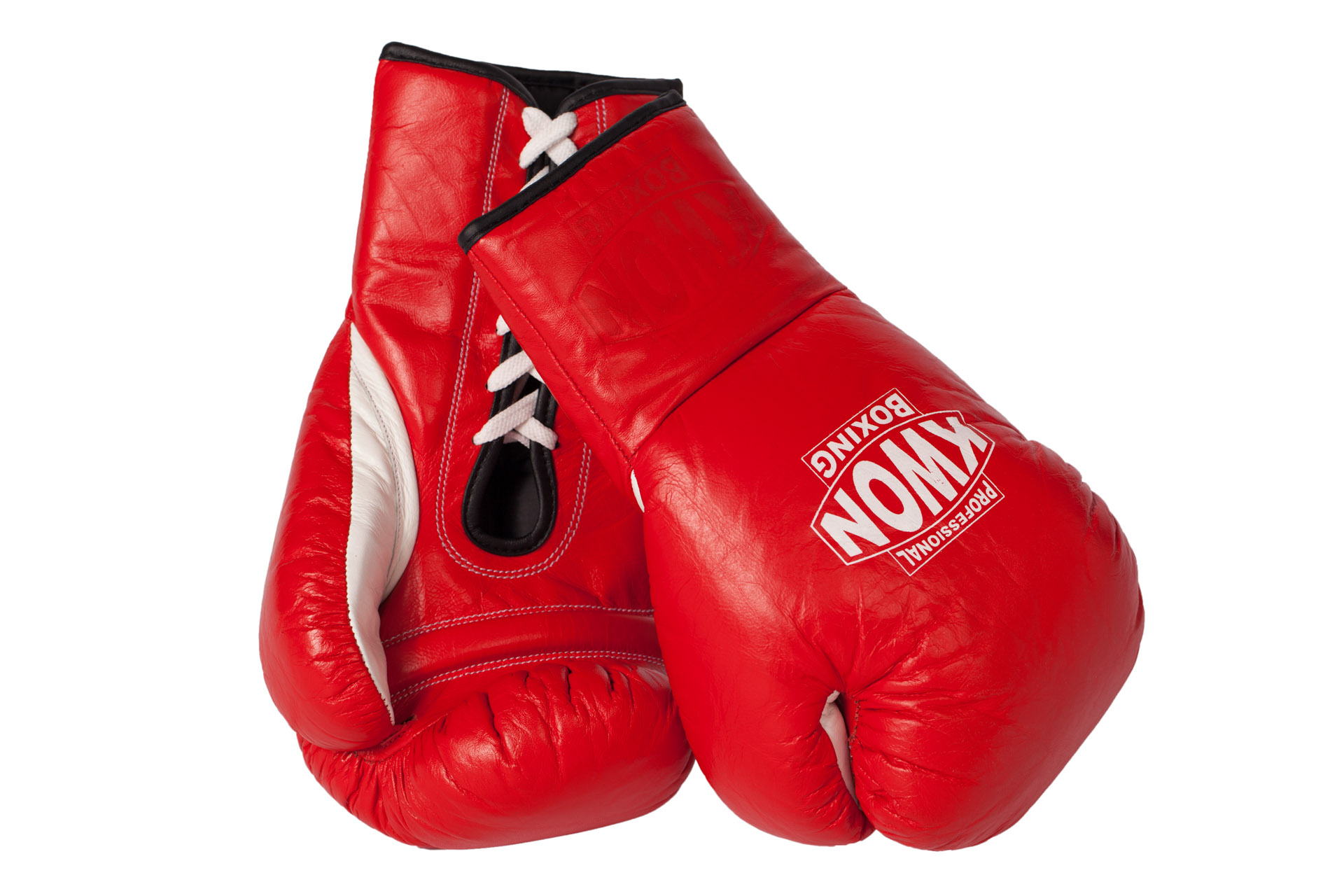 Boxhandschuhe Leder mit Schnürung