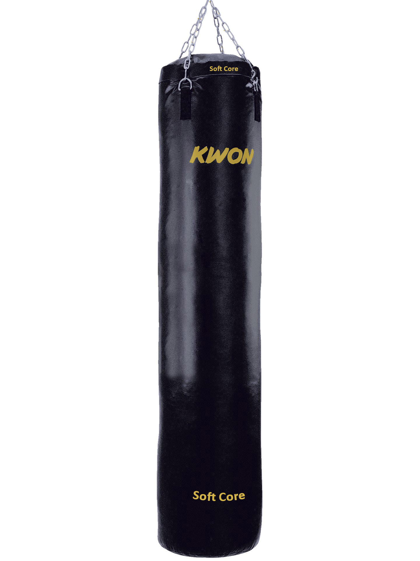 Boxsack Black Kunstleder gefüllt 180 cm