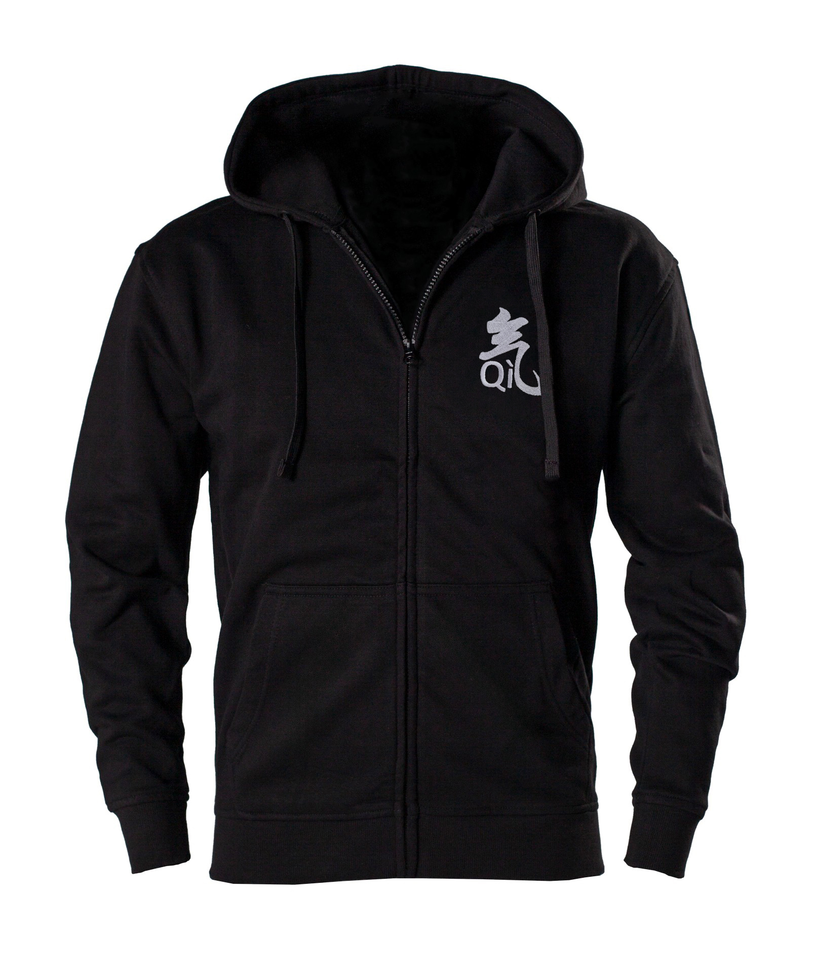 Qi Zip Hoody / Zipper mit Logo