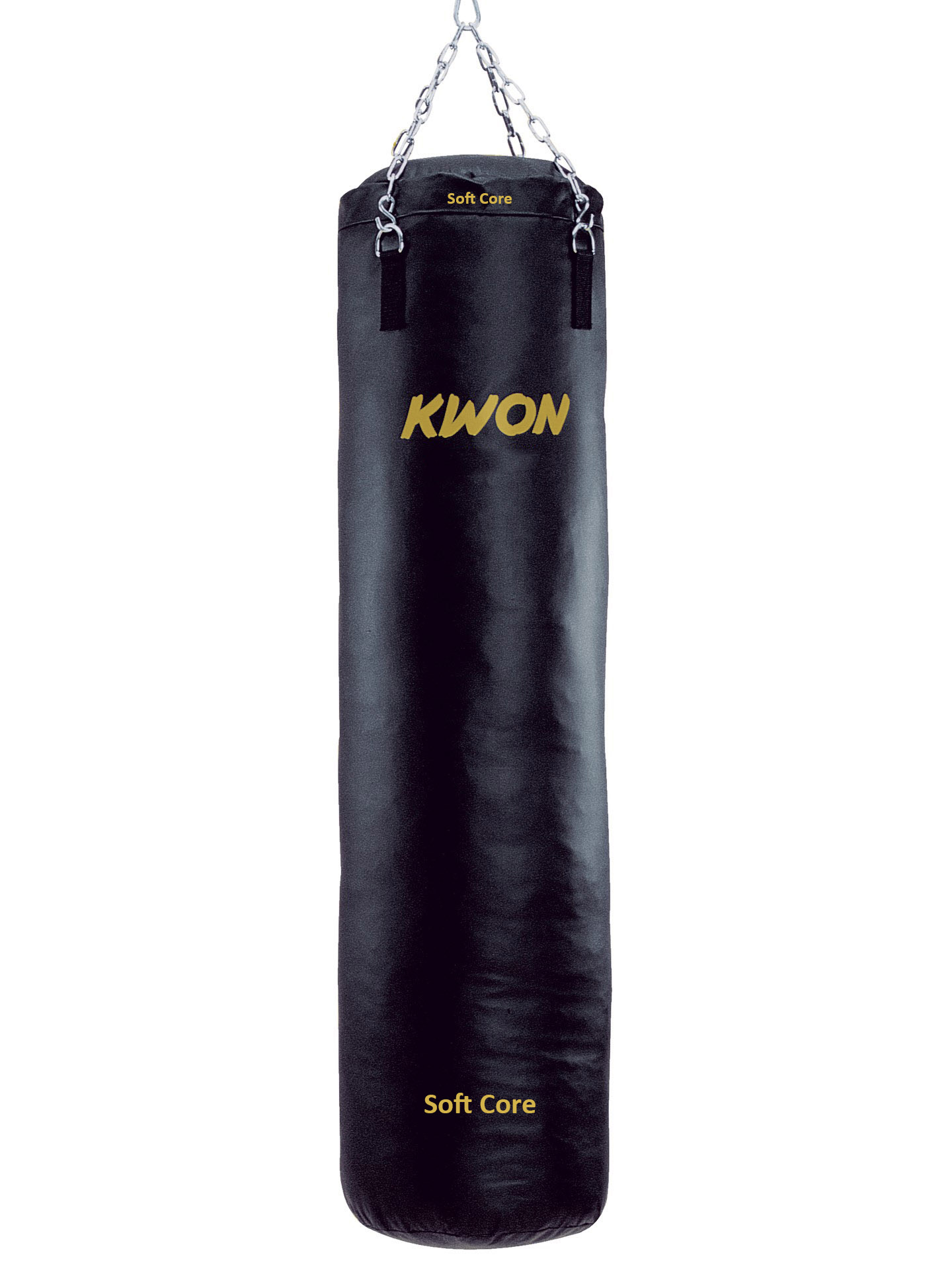 Boxsack Black Kunstleder gefüllt 150 cm