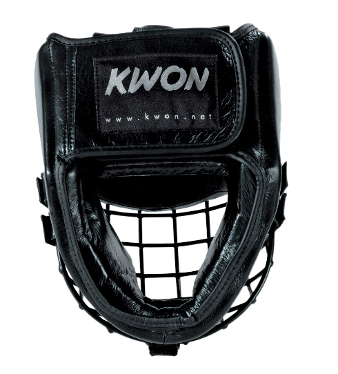 Kopfschutz mit Eisengitter