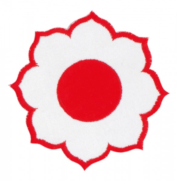 DANRHO Stickabzeichen Blüte, groß