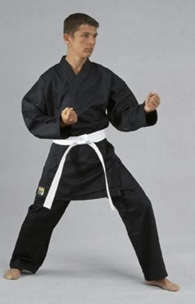 Karateanzug Shadow, schwarz