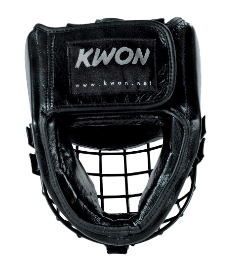 Kopfschutz mit Eisengitter