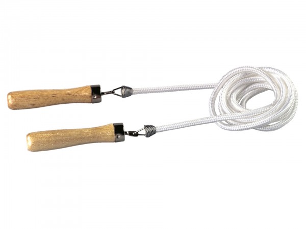 DANRHO Springseil mit Holzgriff, Länge 270 cm