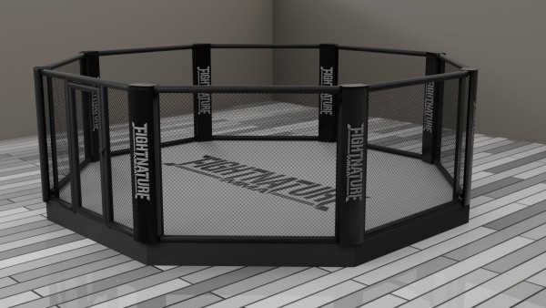 FIGHTNATURE MMA Cage mit Podest