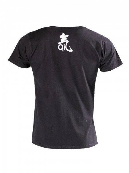 T-Shirt Qi schwarz