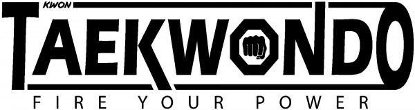 T-Shirt Brustdruck Taekwondo Fire