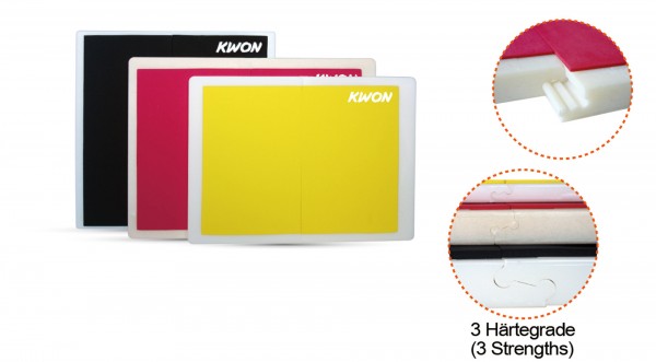 Bruchtestbrett in 3 Härten